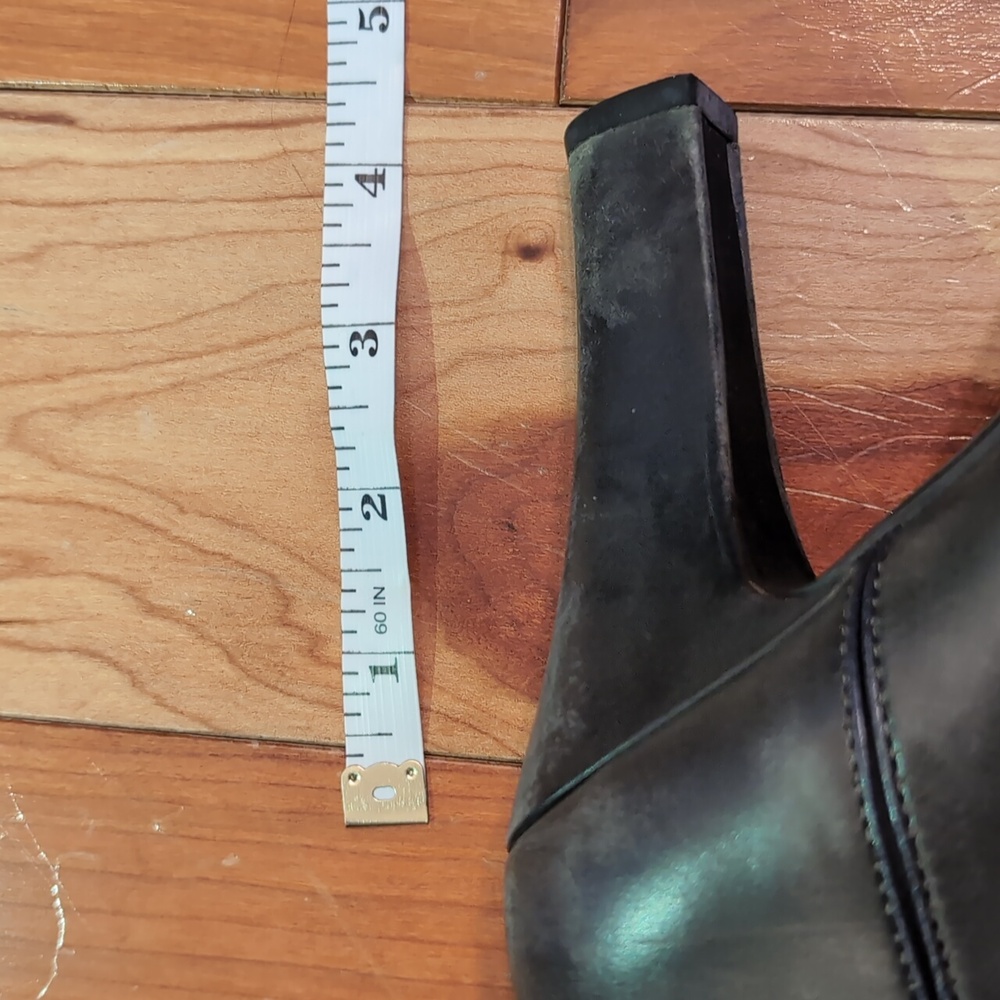 Ladies Geox Gray Leather Boots Size 38 - Picture 16 of 16